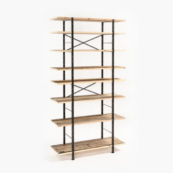 Shelf made of reclaimed wood from Switzerland by hand