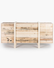 Sideboard reclaimed wood Double Cargo dark – Kyburz Made 032